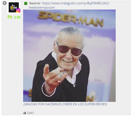 Top Like 3 - Stan Lee